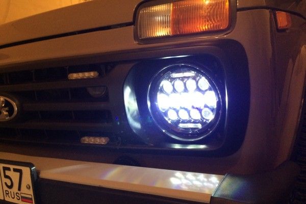 Фара 2121 Нива тюнинг
