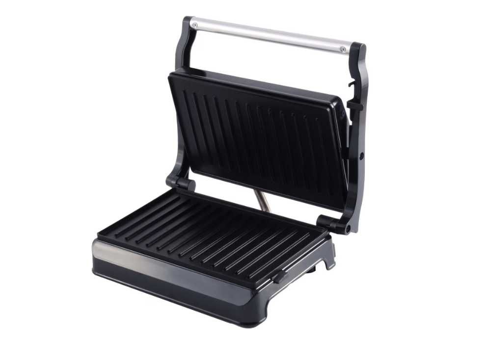 Sandwich maker/grill TESLA GR100BX, 700 W, 23x14.5 cm, negru/inox
