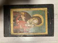 Стара възрожденска икона Богородица и Исус 19 век