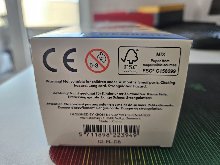 Kendama Krom Pop LOL sticky lucios albastru, nou (doar curier)