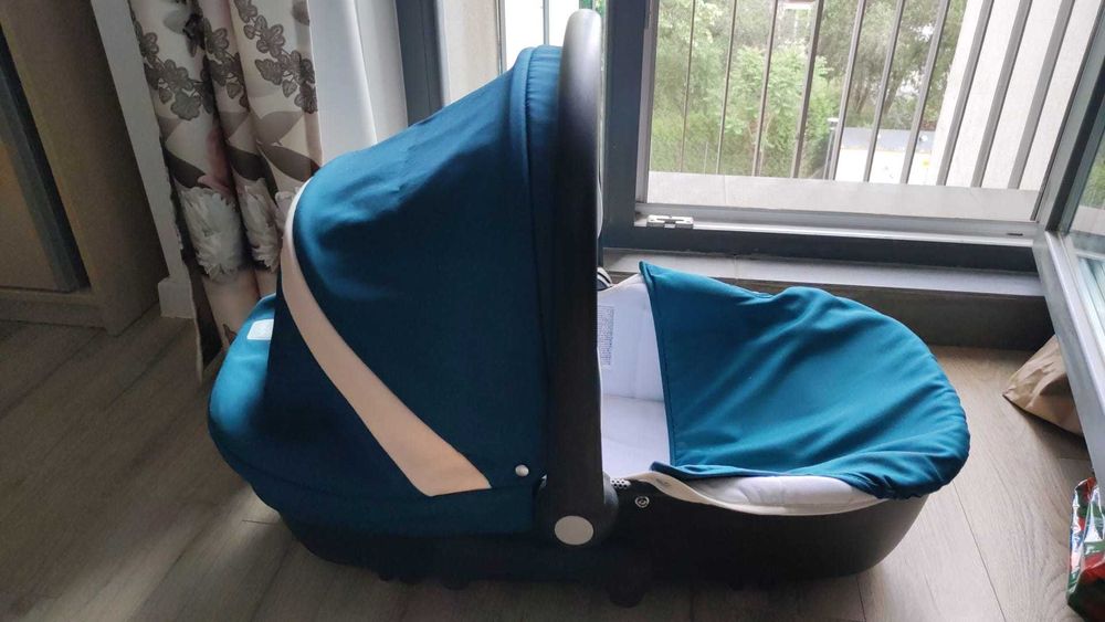 Carucior 3 in 1 Cam Combi Tris, Turcoaz (Landou, Carucior, Scaun Auto)