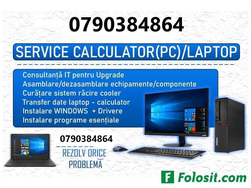 Service Pc :Calculatoare,laptopuri ,imprimante periferice etc.