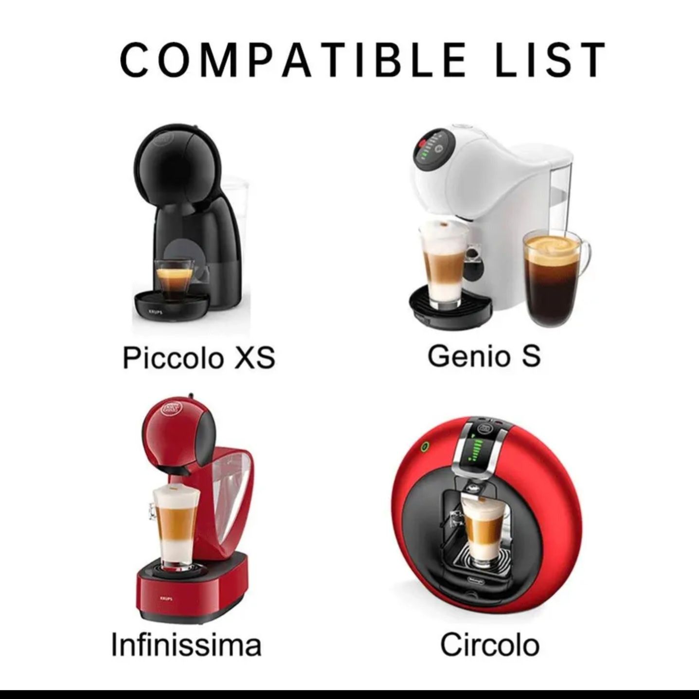 Адаптери за мляно кафе и nespresso капсули за DOLCE GUSTO