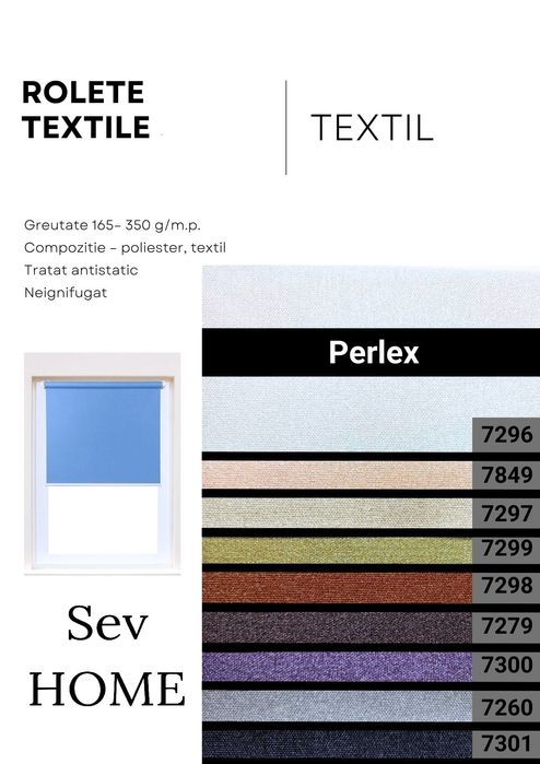 Rolete textile simple București