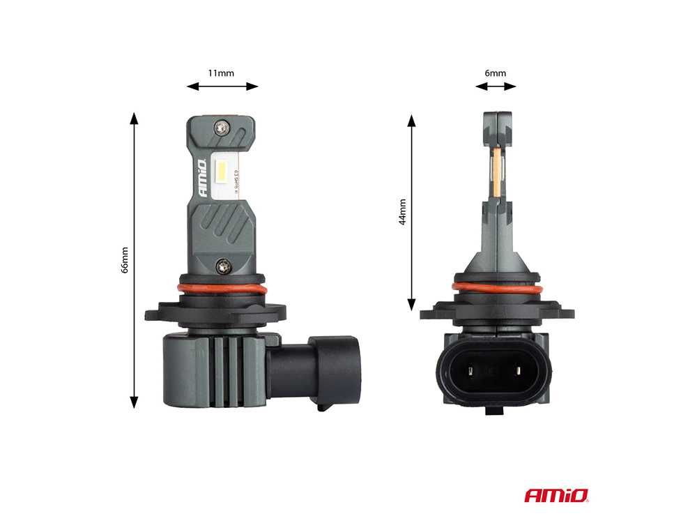 Крушки AMIO HYBRID LED HB3, HIR1, H10 6000K 60W