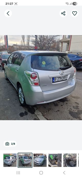 Vând toyota verso 2.0, 2010