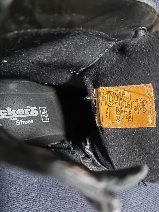 дамски черни кубинки от естествена кожа