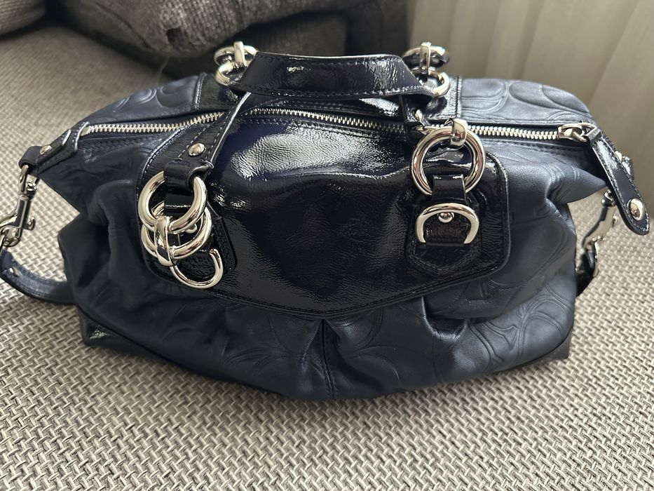 Geanta Coach, noua, editie limitata, bleumarin