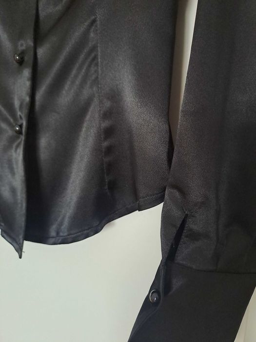 Camasa satin negru