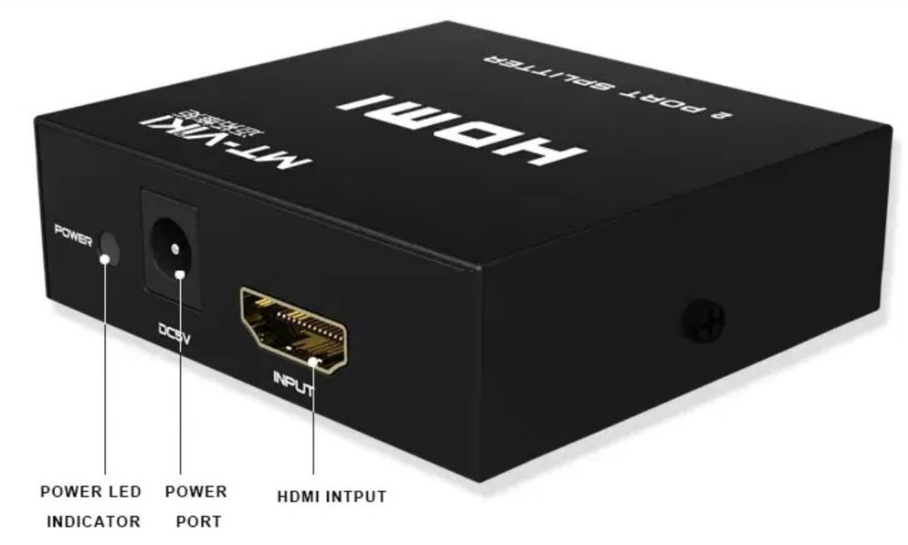 Splitter/distribuitor HDMI cu 1 intrare si 2 iesiri pe 4K,3D,2K,etc