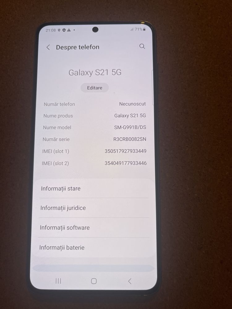 Samsung S21 128 Gb ID-uri885