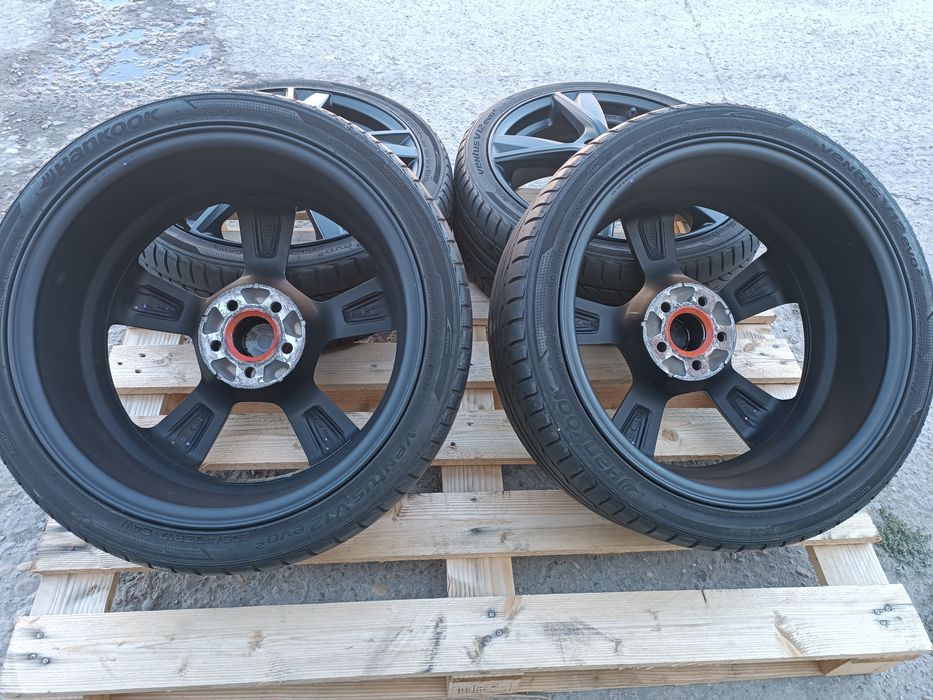 Лети джанти 17ки 5х100 Oxxo + летни гуми 205/40/17 Hankook