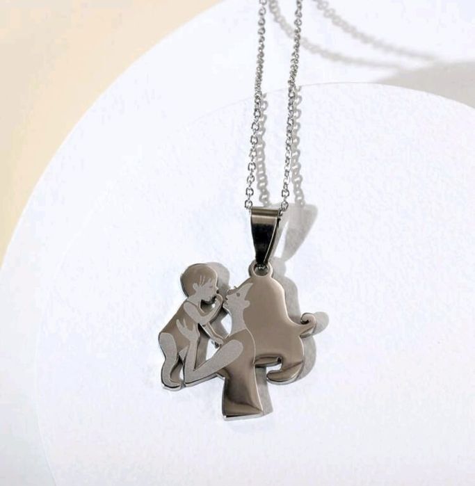 Lanț de argint mamă și bebe
