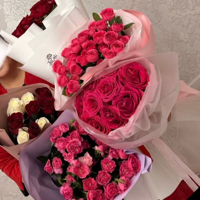 Цветы Букеты красивые и свежие