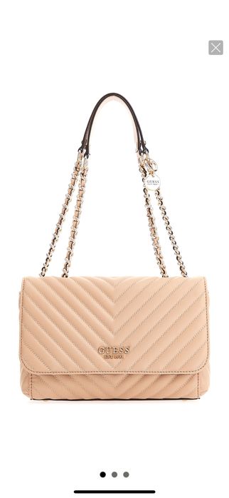 Чанта guess бежово