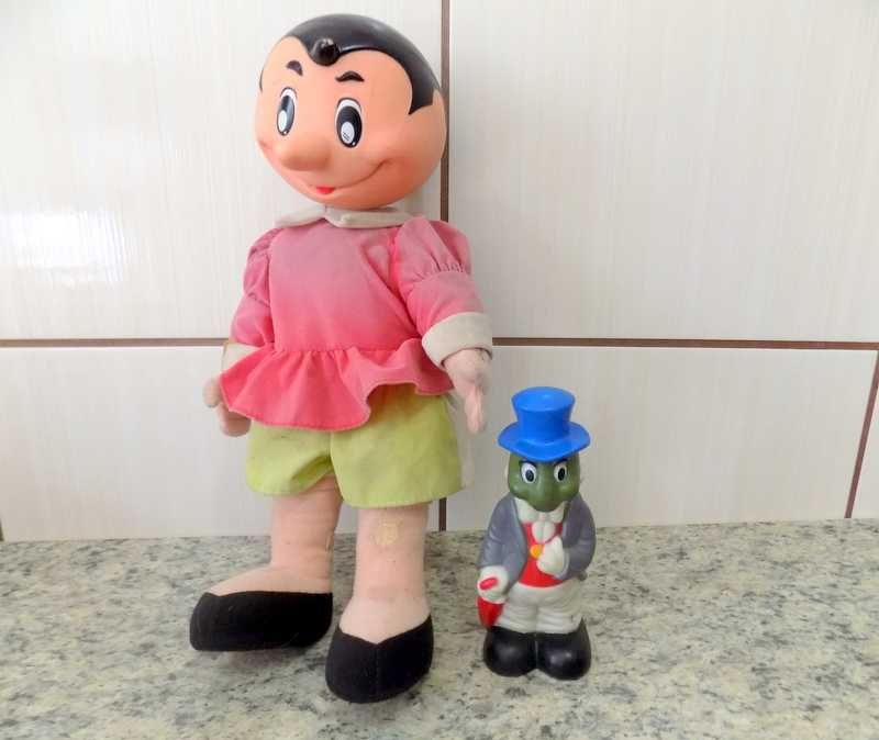 Figurine vintage Pinochio si  Jiminy Cricket  jucarii de colecte 97