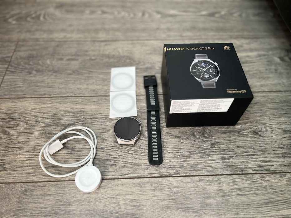 Ceas Huawei Watch GT 3 PRO / Leather Strap / Gray /