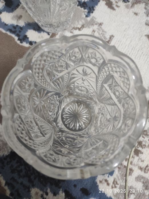 Хрустальные вазочки 2 тш