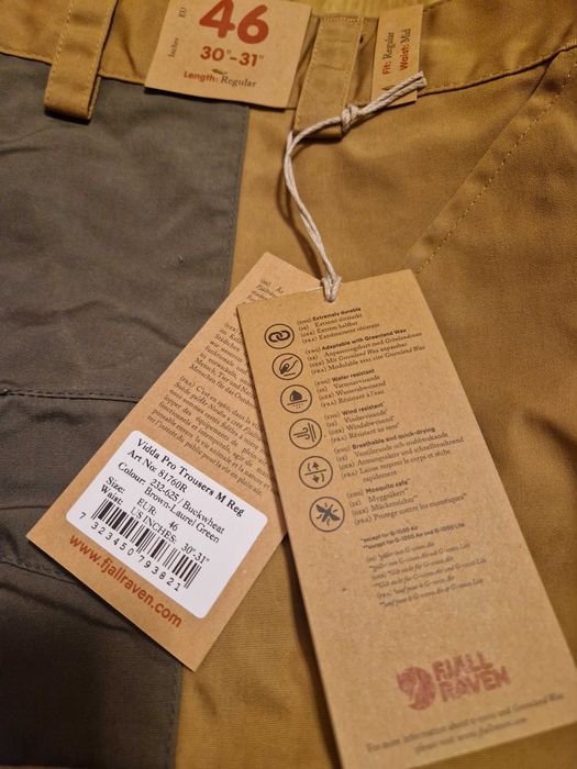 Fjallraven - pantaloni munte,vanatoare,cabana,pescuit etc.Masuri 46-56