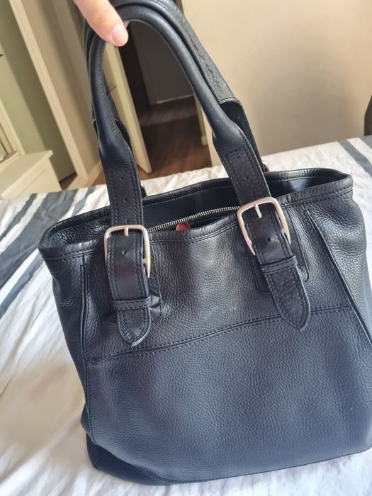 Geanta mare din piele naturala