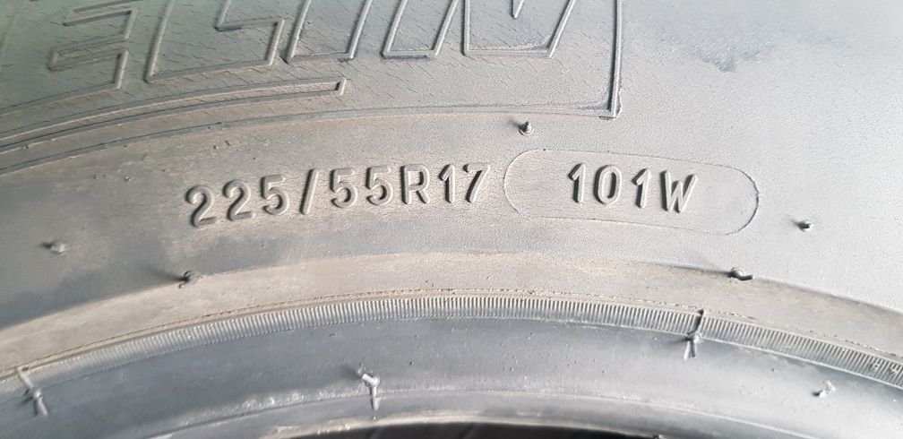 Anvelope 4x225 55 17 michelin dot 15..17 mm 5 (set 4 anvelope 500 lei)