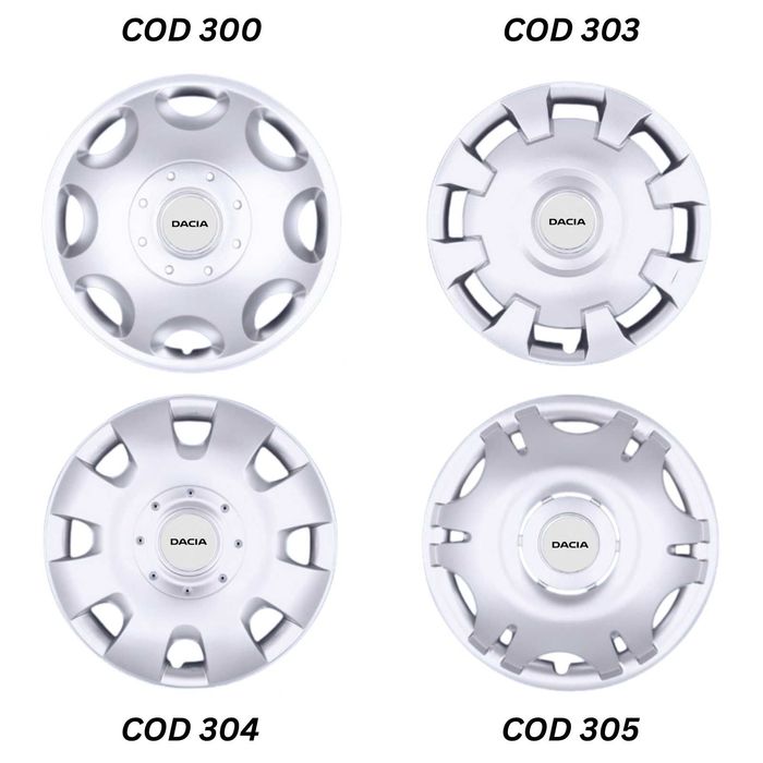 Capace roti R15 Dacia diverse modele, pentru jante de tabla