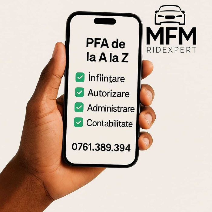 Infiintare PFA Bolt Uber , Gestionare activitate Ridesharing