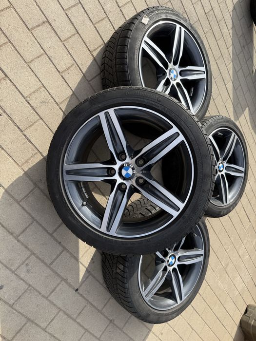 Jante Bmw F20 seria 1 originale bicolore 225 45 17 continentsl iarna