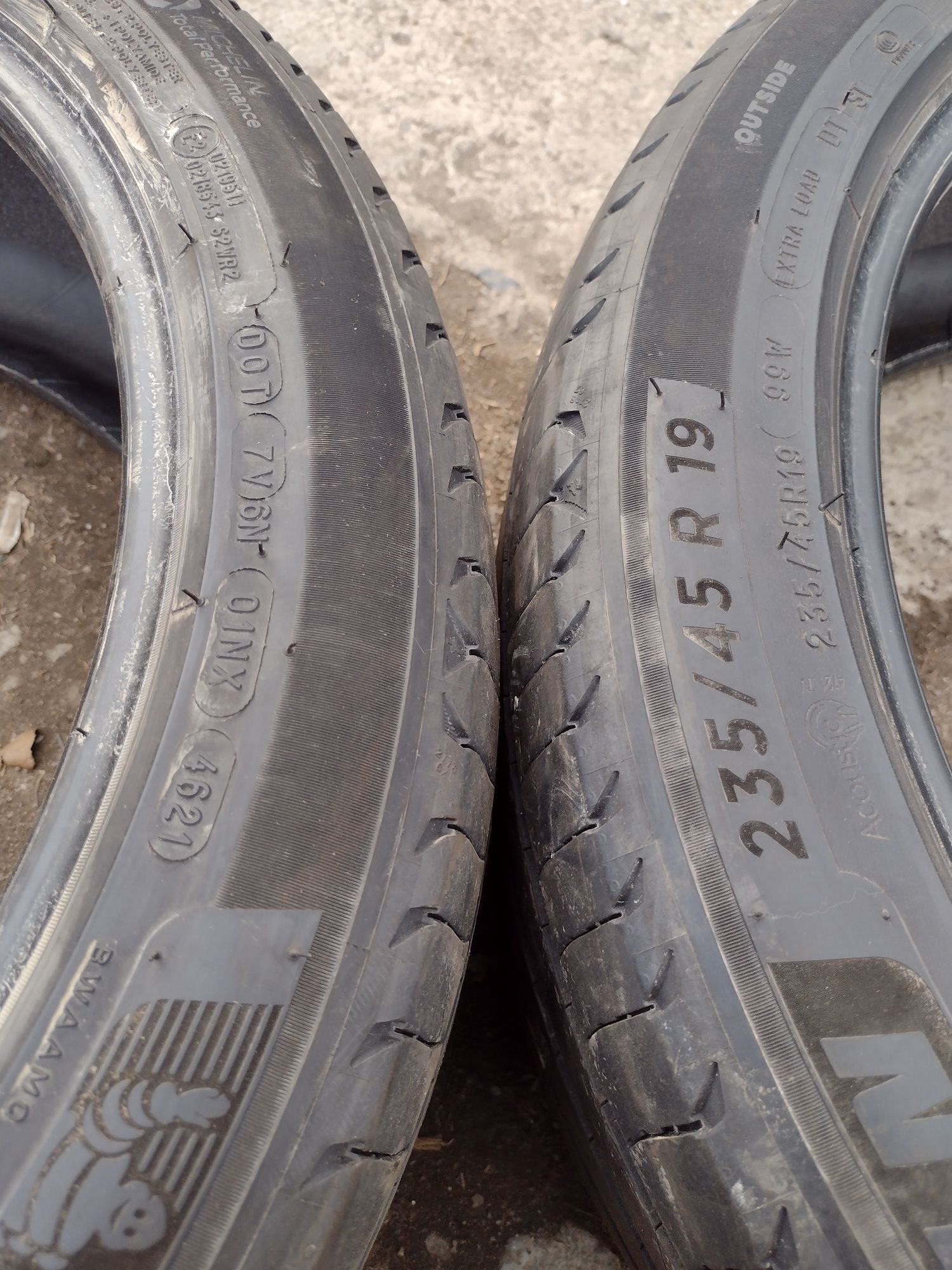 Michelin Premacy4 2бр.235/45/19 дот4621