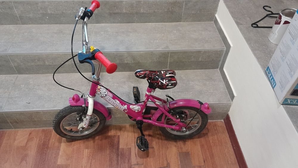 Детско колело розово