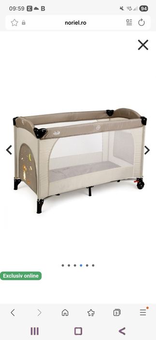 Pătuț pliant Juju Sleepy Baby