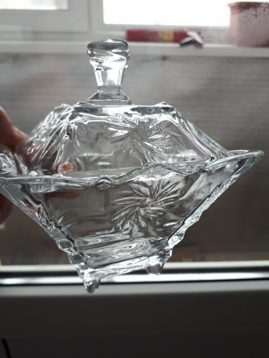 Советская сахарница  хрусталь