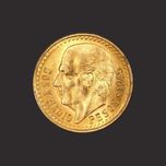Moneda aur 2,5 pesos Mexic - TVA 0%-IN STOC
