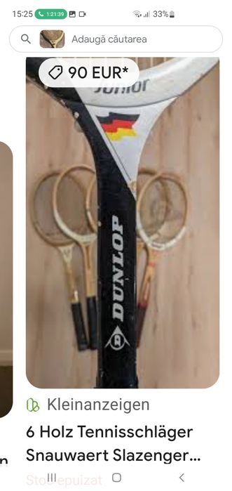 Paleta de tenis Dunlop Junior