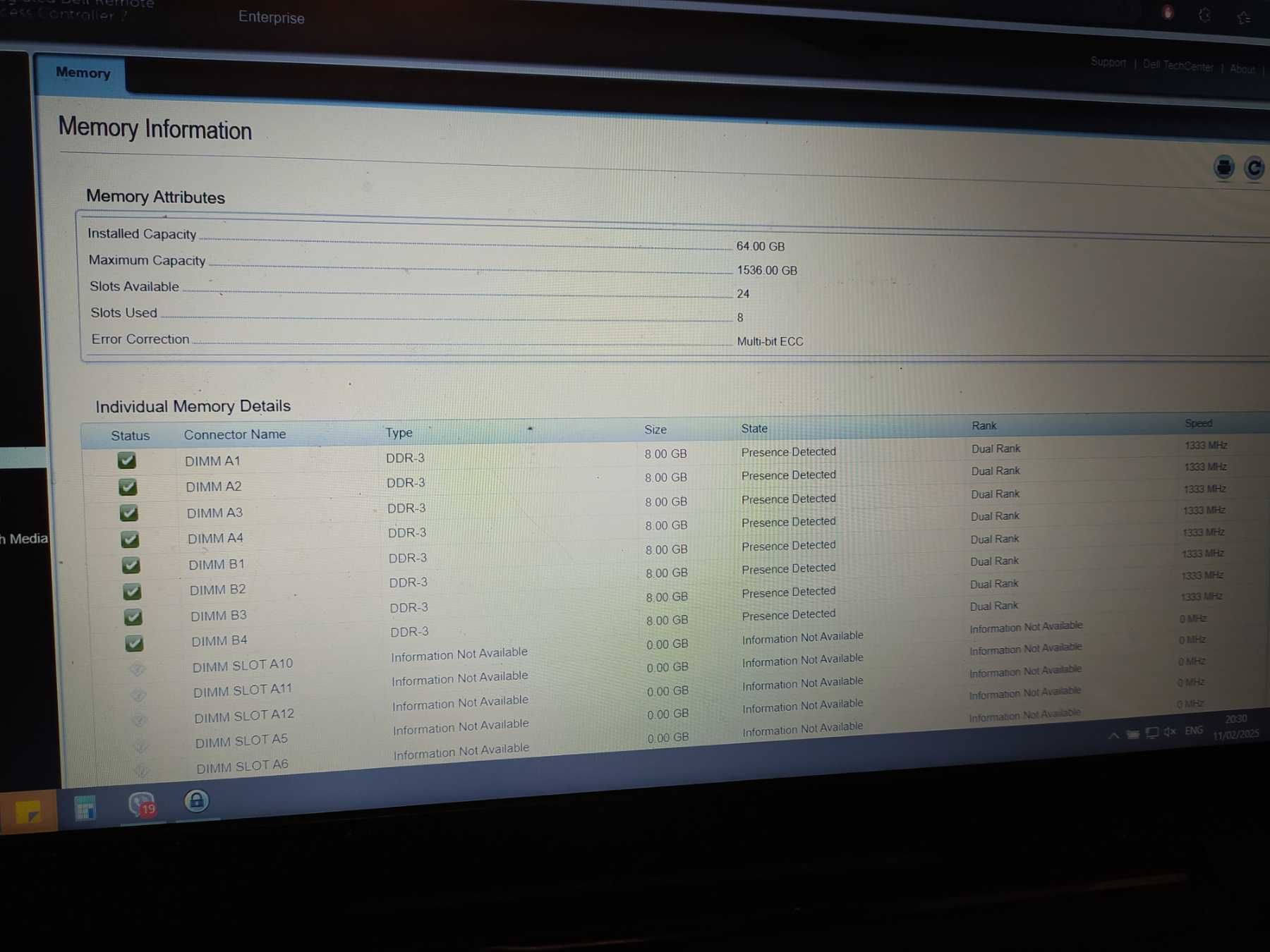 Сървър Dell PowerEdge R620 - 2x Xeon E5-2680 / 64 GB ECC RAM / 16C 32T