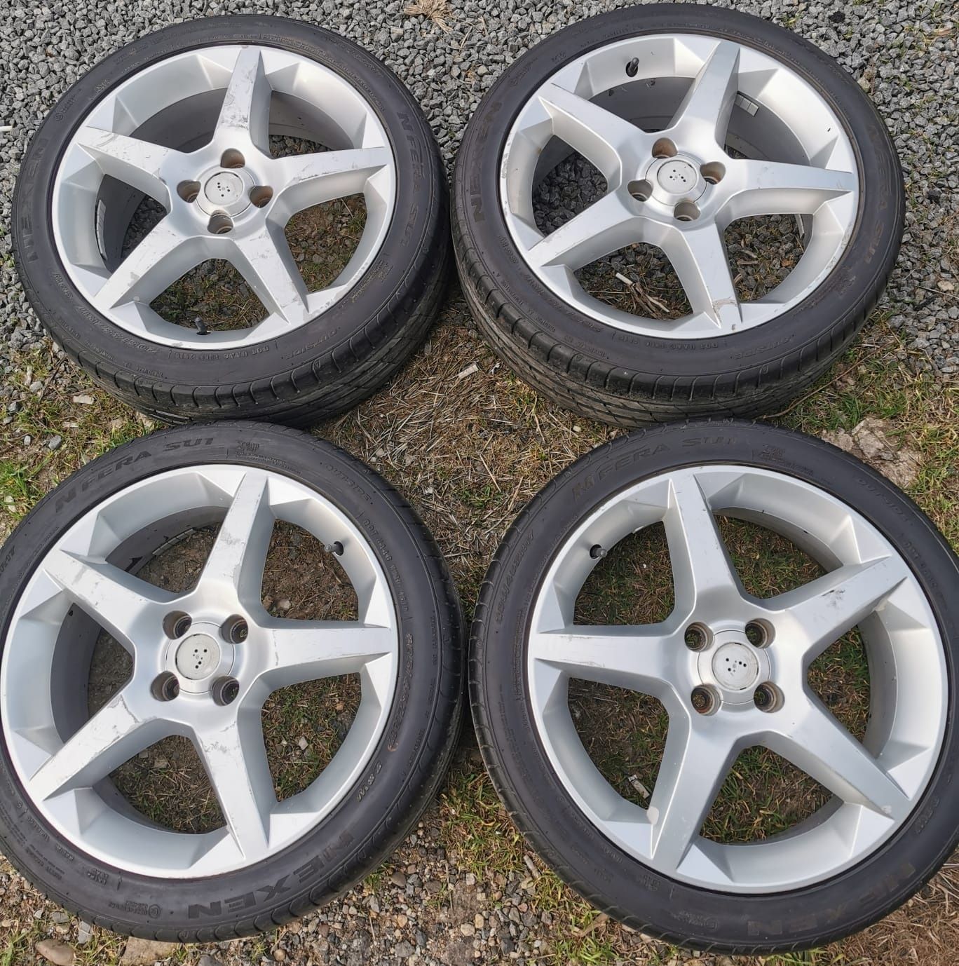 Set Jante 4x100 OEM Opel Astra H G Corsa Adam 205 45 17 anvelope vara