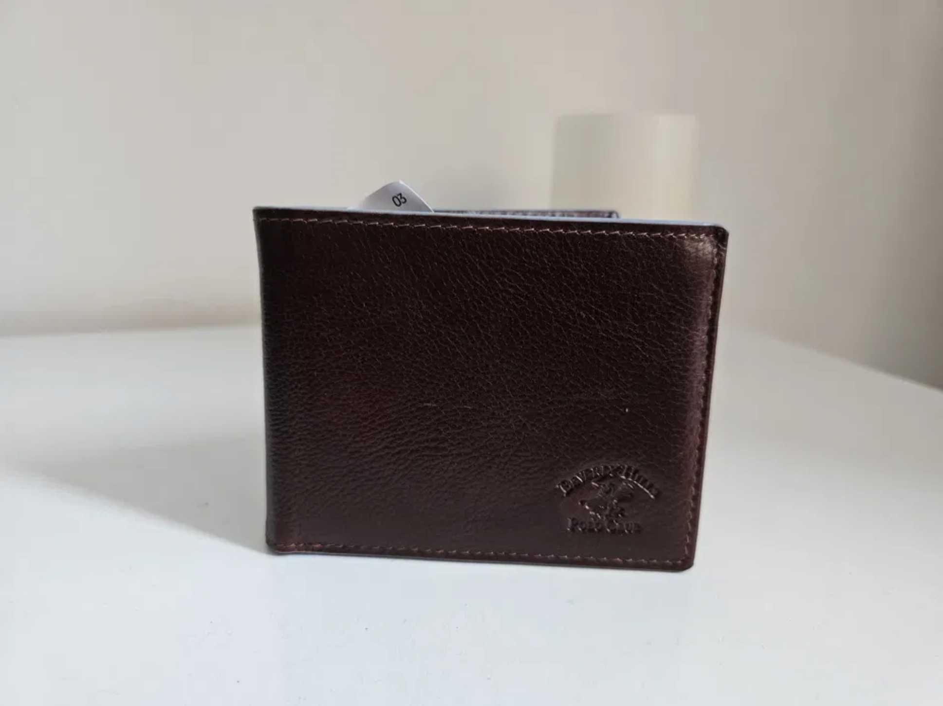 Чисто нов мъжки кожен портфейл - Osprey и Polo Club