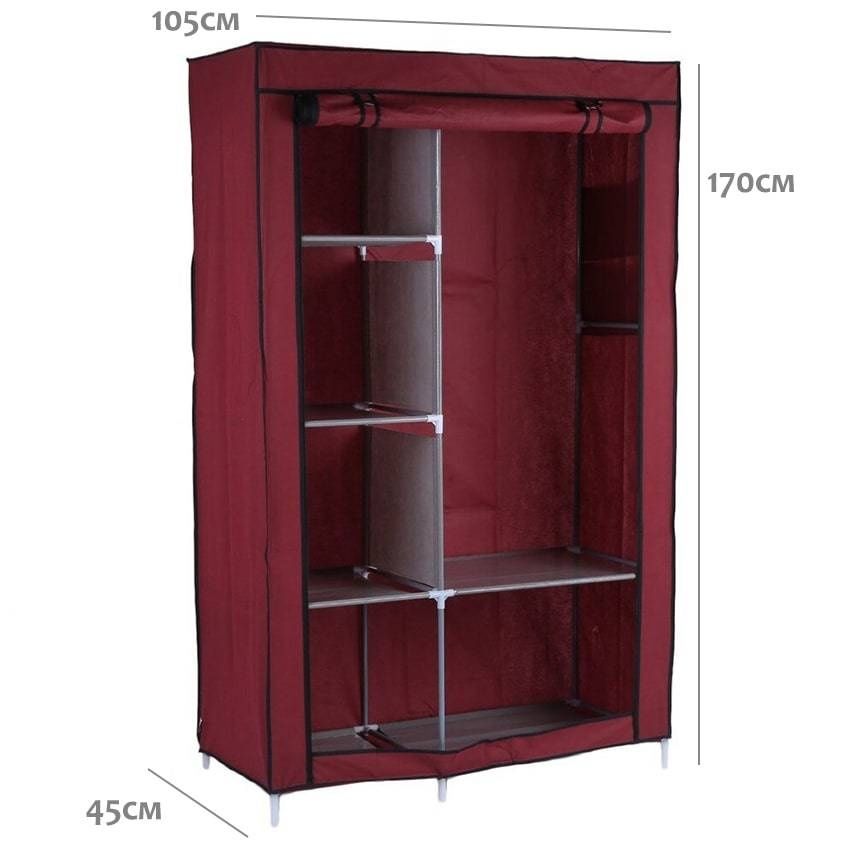 Тканевый модульный шкаф 105×45×170 оптом