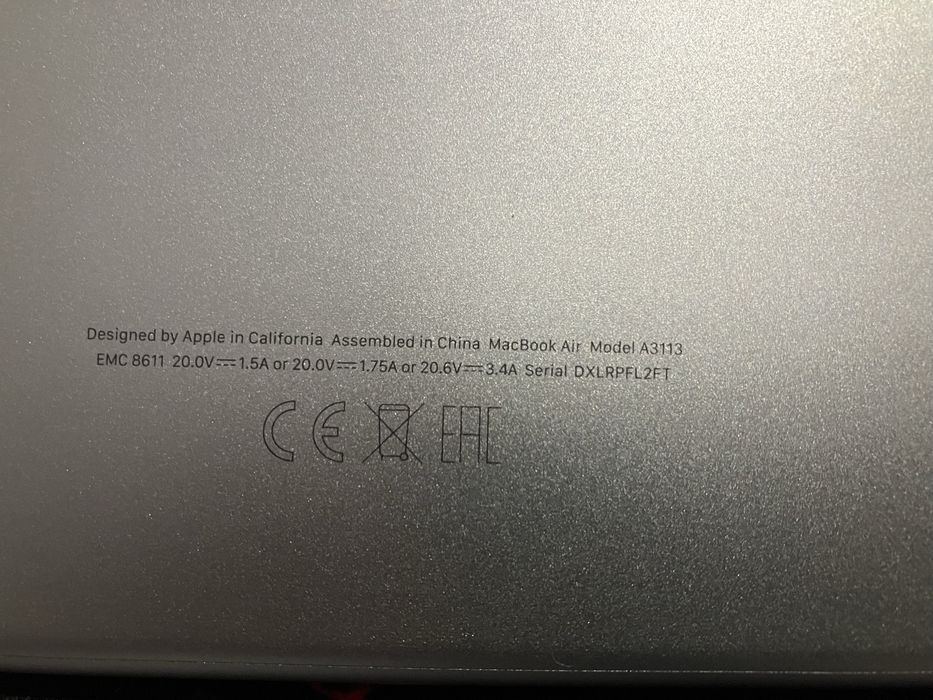 Apple MacBook Air 13" 2024, M3, 8GB, 256GB GARANTIE Impecabil