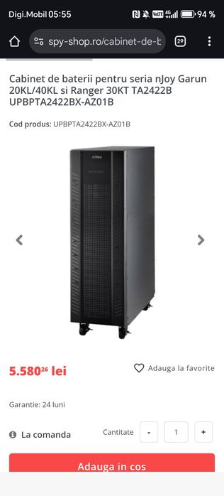 Cabinet de baterii pentru ups njoy garun
