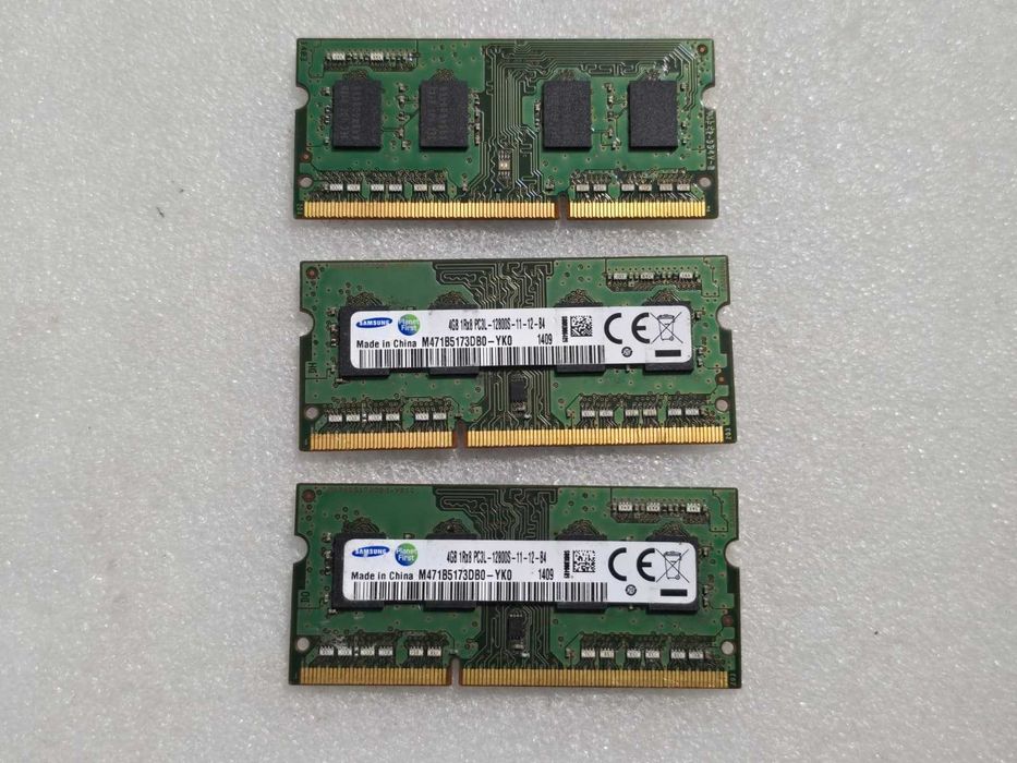 Memorie RAM laptop Samsung, 4GB DDR3L, 1600MHz - M471B5173DB0-YK0