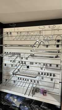 Продаётся оборудование для экономпанелей, крючки, полки, сетки
