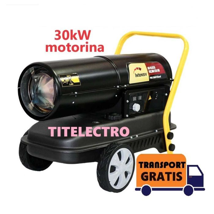 Tun caldura motorina PRO 30kW Diesel termostat aeroterma INTENSIV