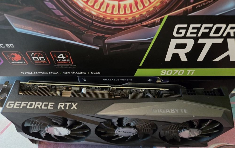 Gigabyte RTX 3070ti 8GB / 2г. гаранция / Видео карта / GPU