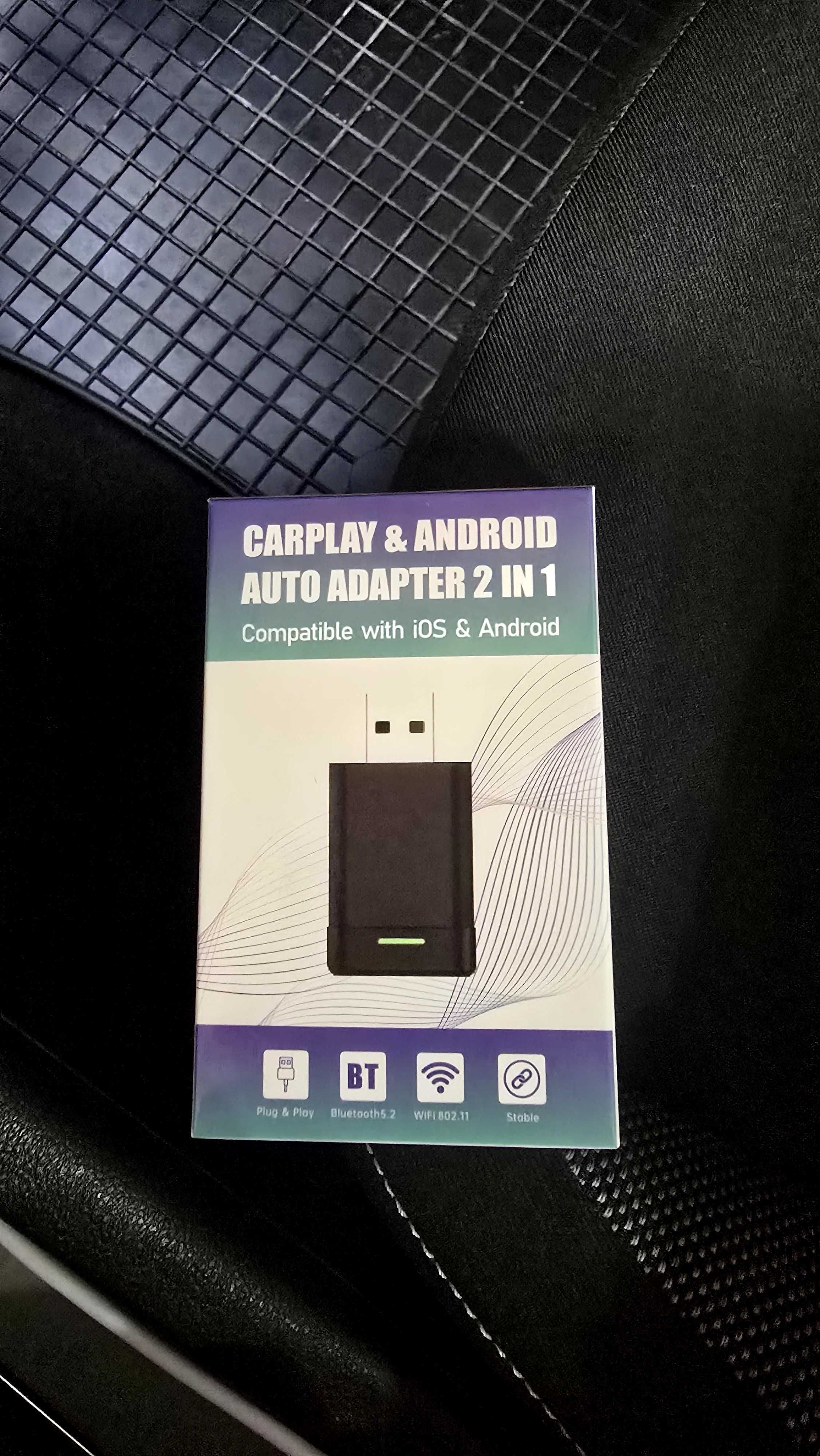 Безжични адаптери 2в1 за Apple CarPlay и Android Auto