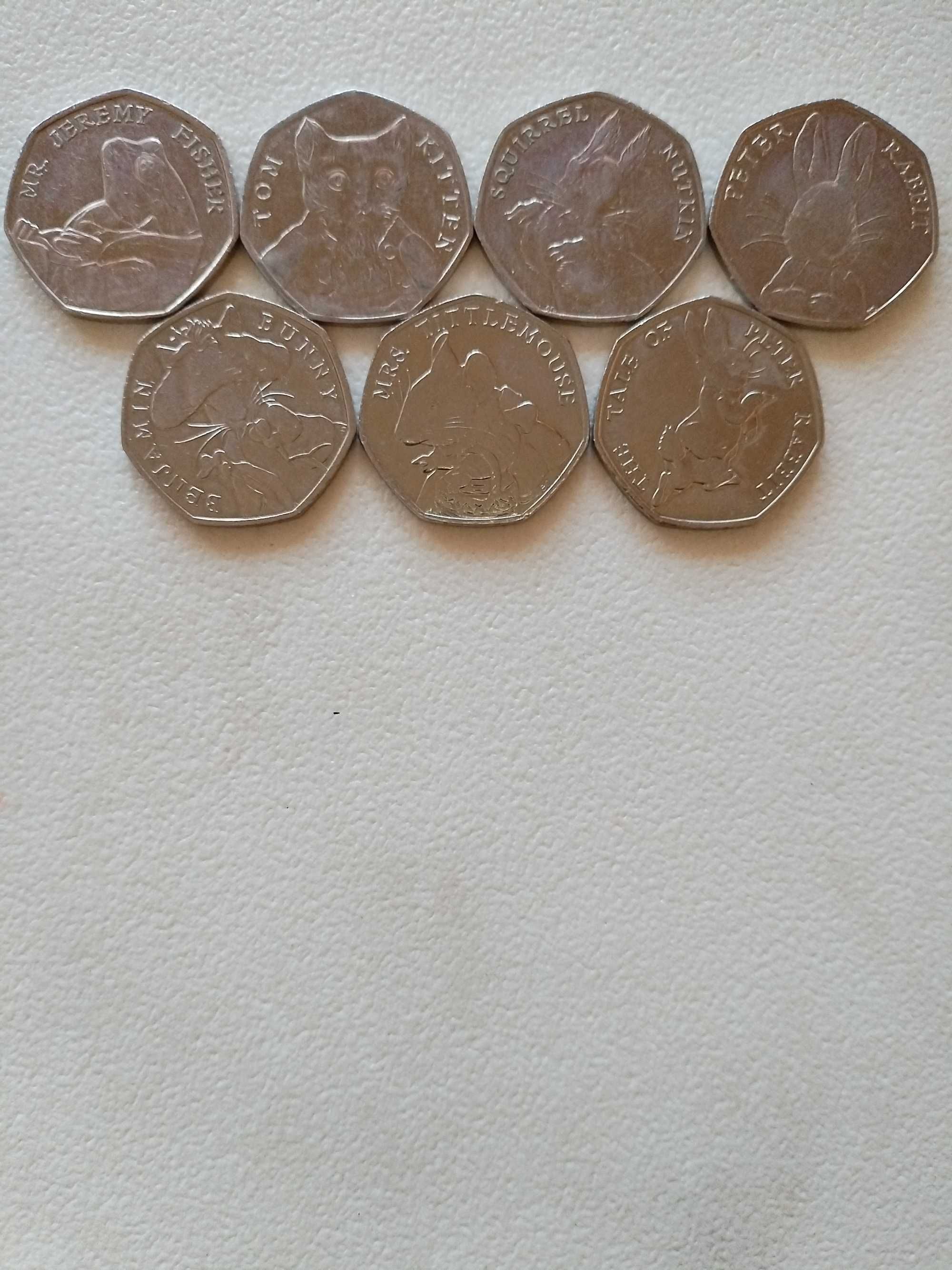 Английски 50p Пенса в Чест на Любимите Животни на Цяла Великобритания