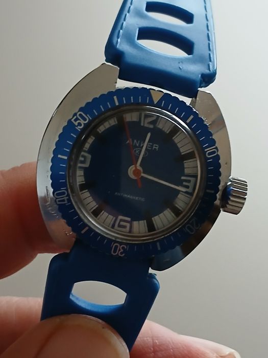 Ceas mecanic Anker Diver vintage, anii 60-70