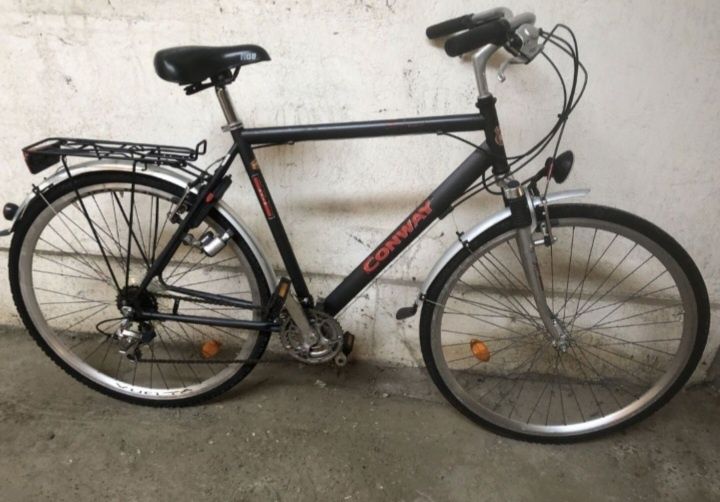 Bicicleta bărbătească CONWAY pe 28 cadru aluminiu echipata ful Shimano