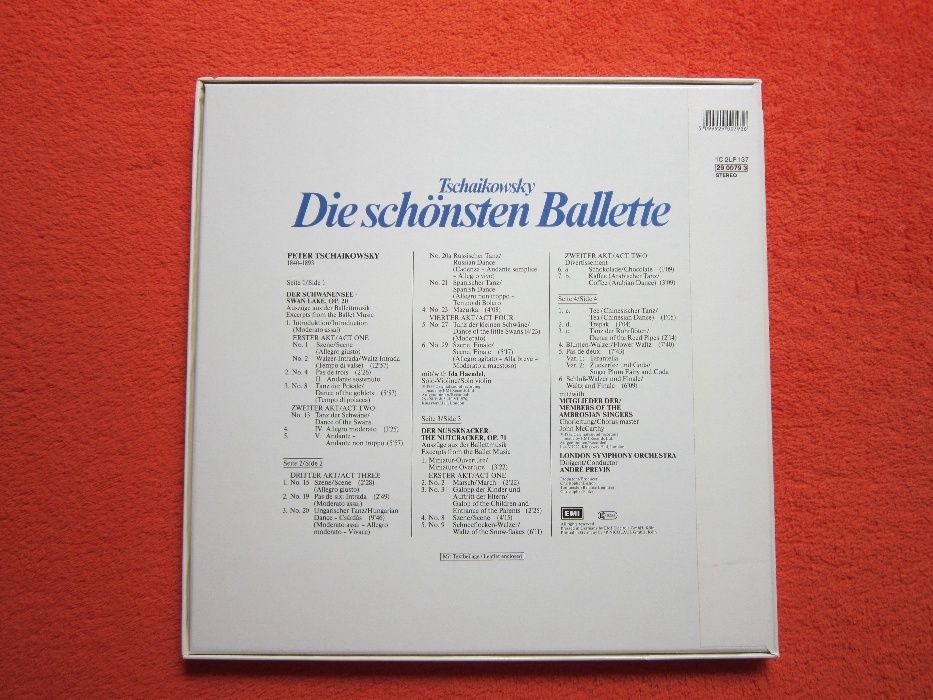 vinil Lacul Lebedelor+Spargatorul de nuci Balet Ceaikovski Germania'72