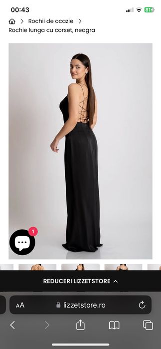 Rochie de seara cu eticheta